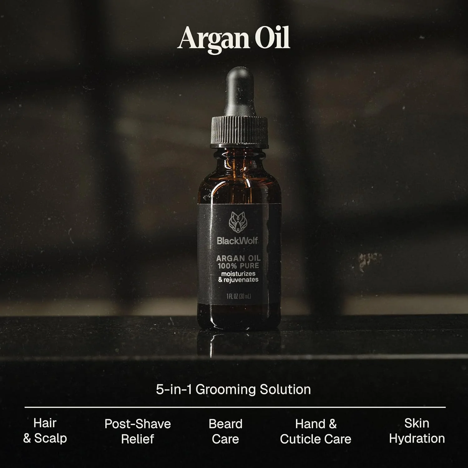 Hair + Beard Argan Oil - Image 4